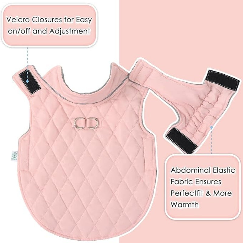 Dog Warm Coat, Small Dog Winter Jacket Windproof Water Resistant Cold Weather Coats Cozy Snow Jacket Vest for Puppies