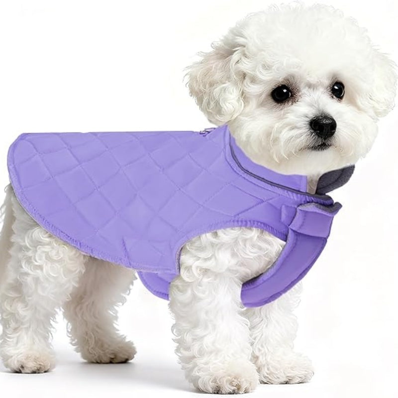 Life Dog Warm Coat, Small Dog Winter Jacket Windproof Water Resistant Cold Weather Coats Cozy Snow Jacket Vest for Puppies