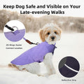 Life Dog Warm Coat, Small Dog Winter Jacket Windproof Water Resistant Cold Weather Coats Cozy Snow Jacket Vest for Puppies